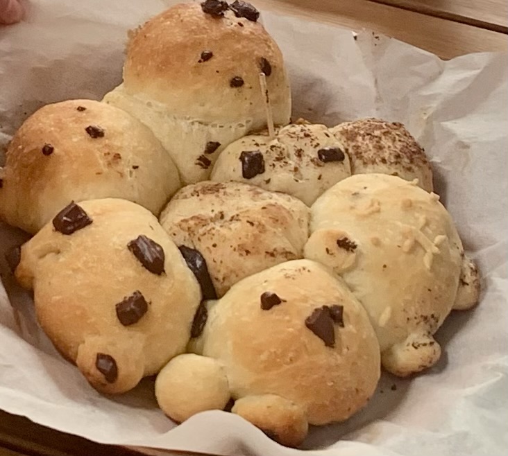 子供たちが作ったパン