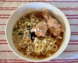 出来上がった鳥中華