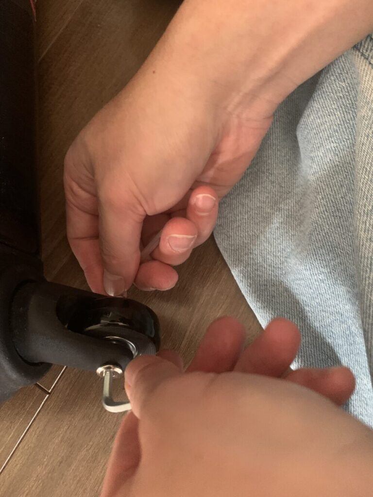 さらにしっかりと
固くつける