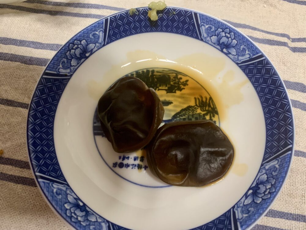 わさび醤油で美味しくいただきます
