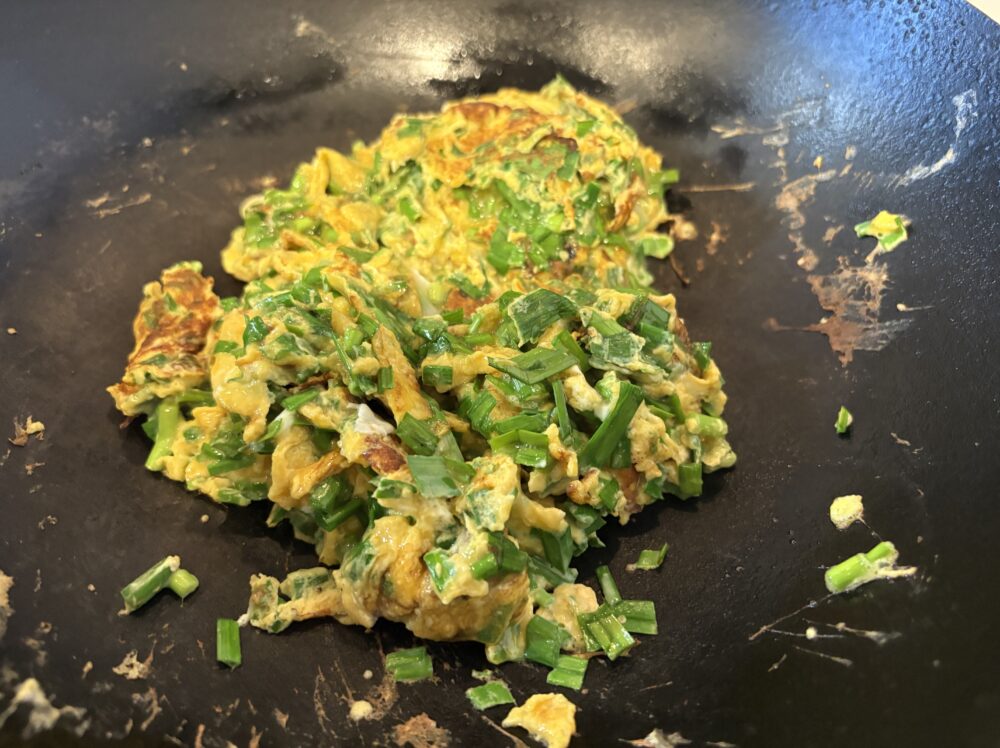 全体に火が通り、ふんわりと仕上がったら完成