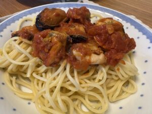ムール貝パスタ