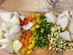 野菜を切る